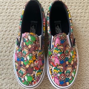 Vans - Ninetendo Super Mario Bros Classic Slip-On size 12.5 brand new